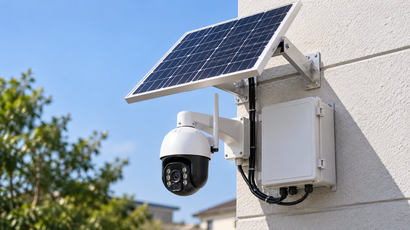 Solar camera power kit