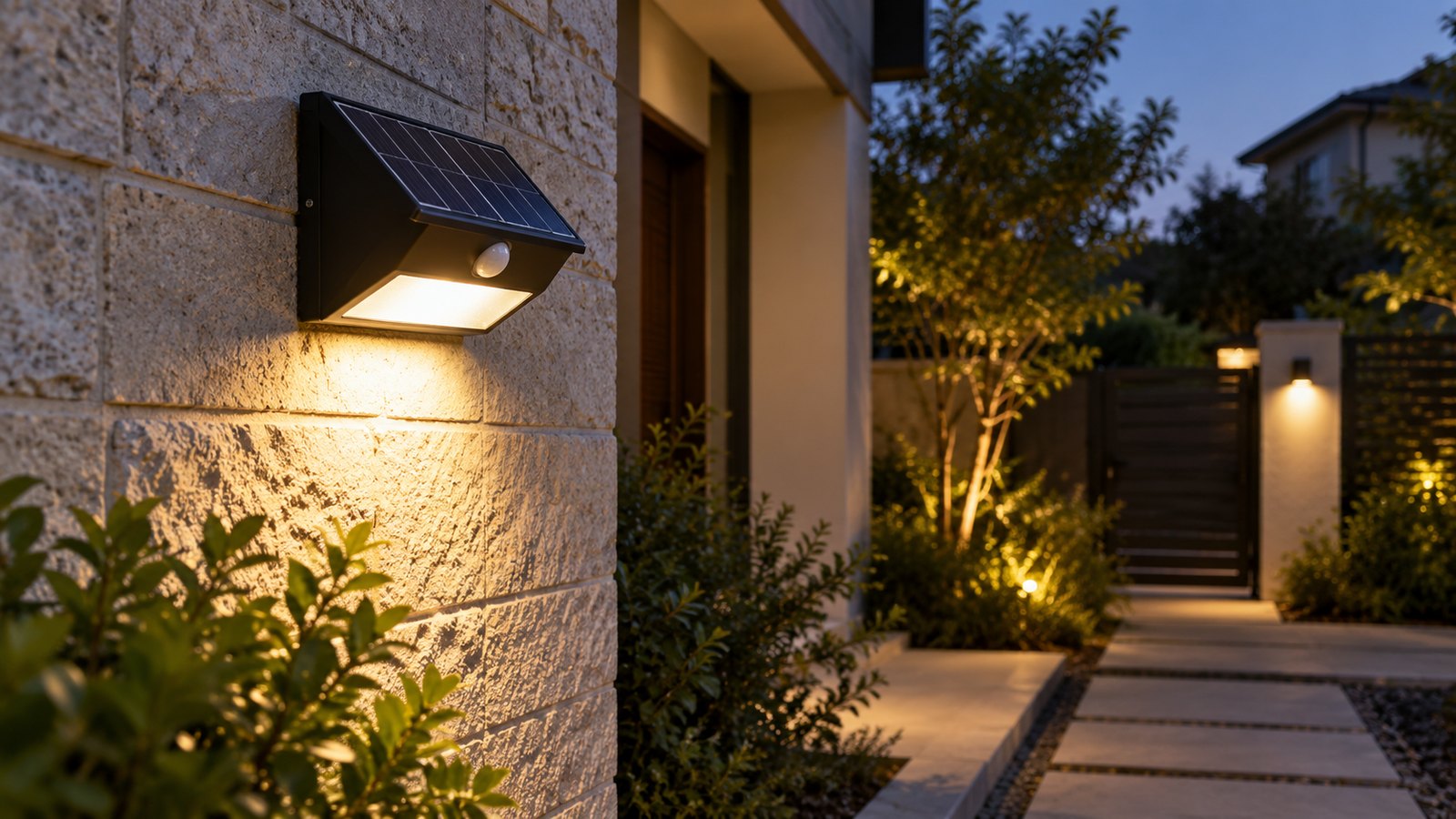 Solar garden light