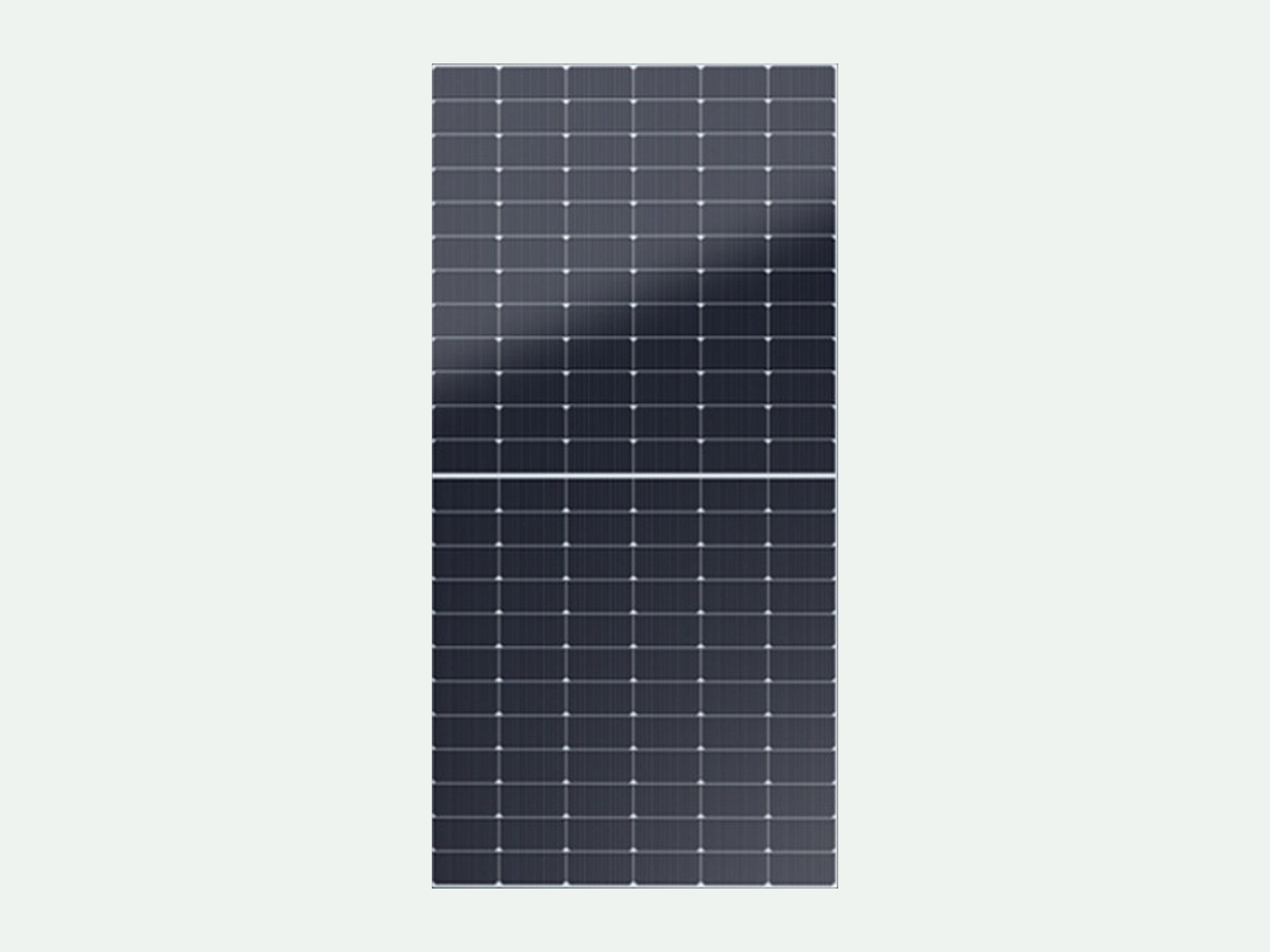 Monocrystalline bifacial double-glass solar module