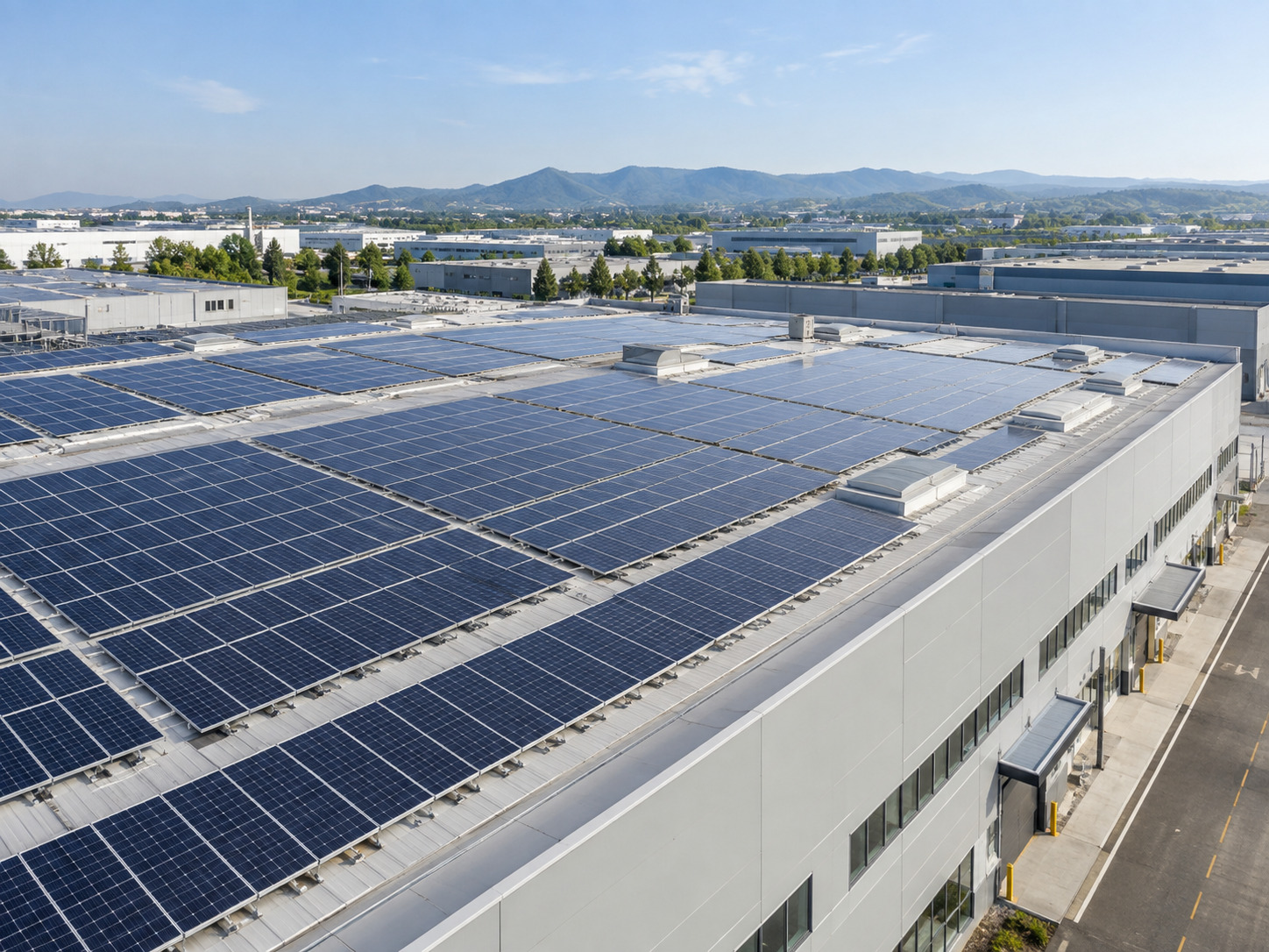Commercial and industrial rooftop solar