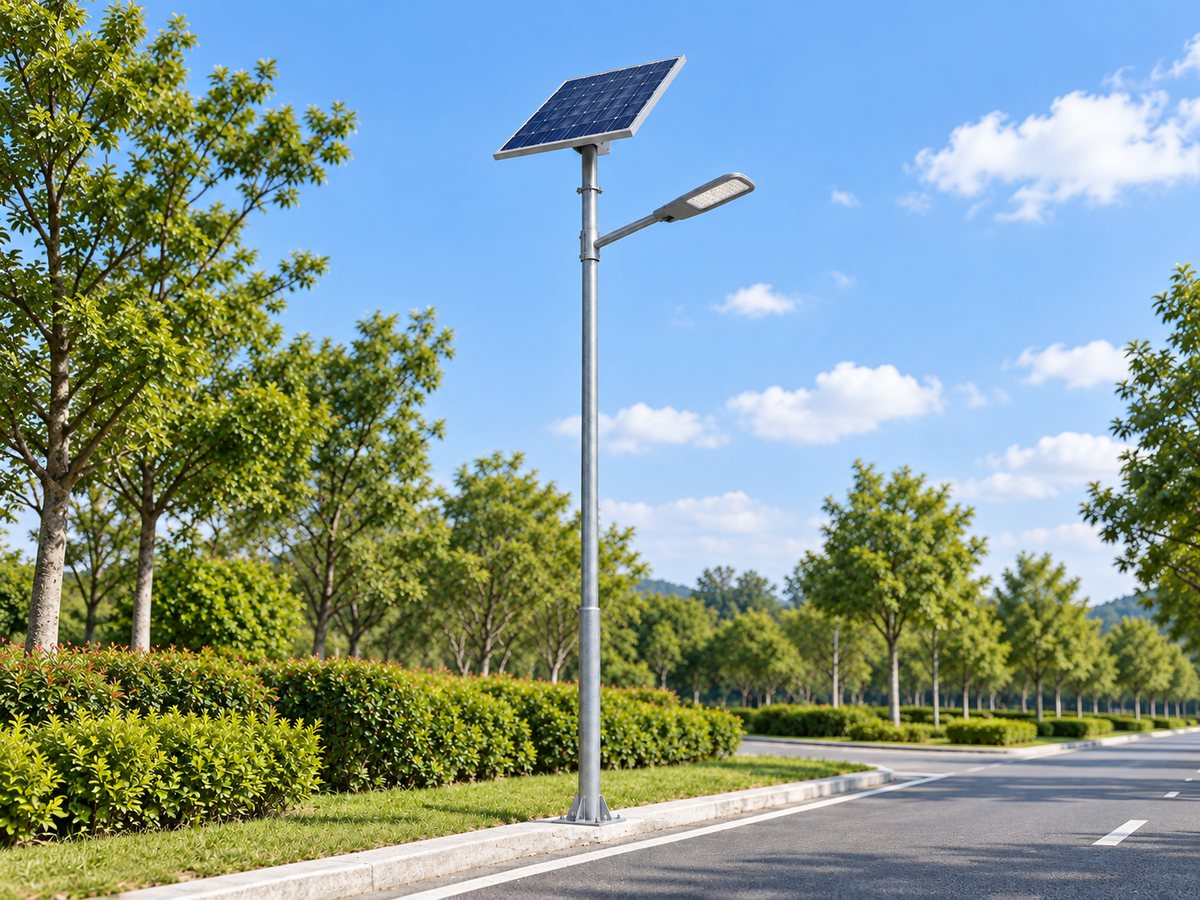 All-in-one solar street light